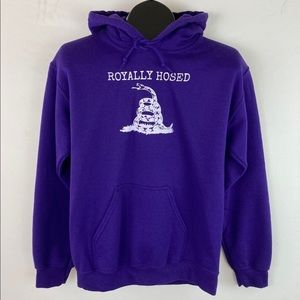“ROYALLY Hosed” Hoodie by GoodTreasures Unisex Size Small